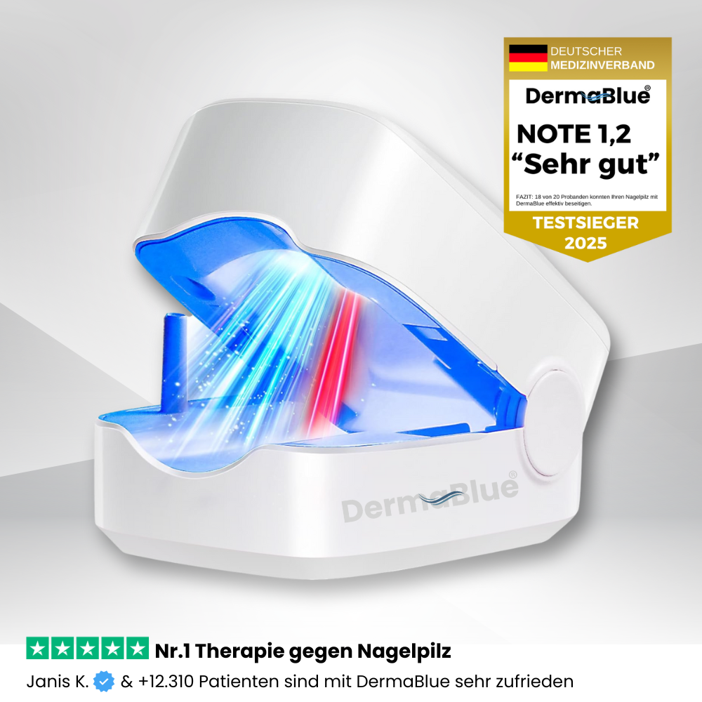 DermaBlue® UV-Blaulicht Therapiegerät gegen Nagelpilz